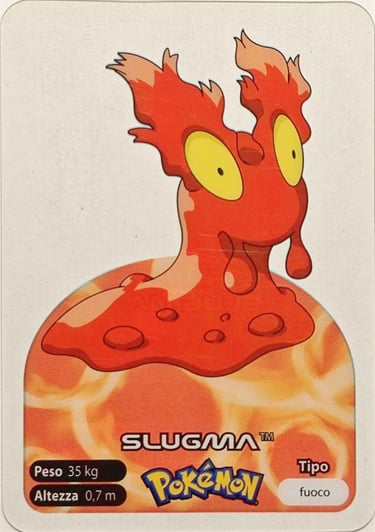 218 Slugma Lamincards spécial édition