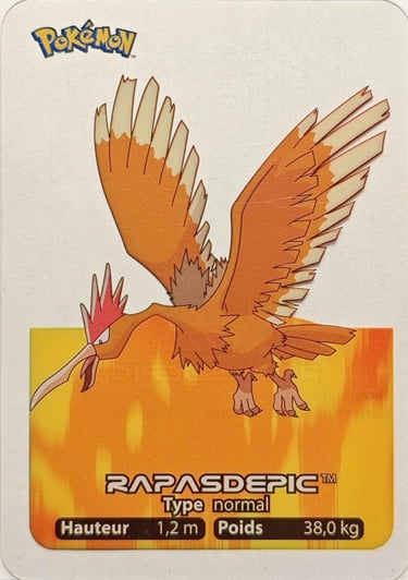22 Rapasdepic Lamincards Pokémon série 1