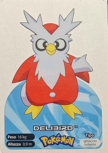 225 Delibird Lamincards spécial édition