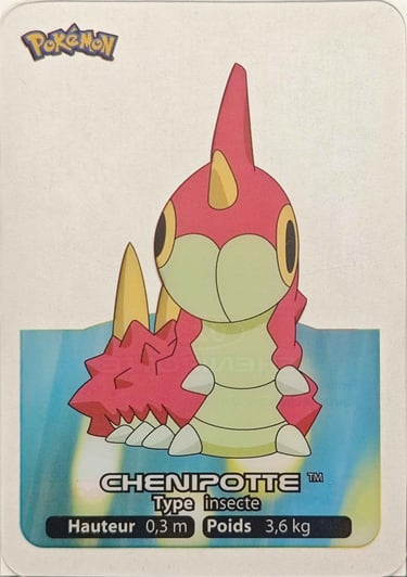 23 Chenipotte Lamncards Pokémon série 3