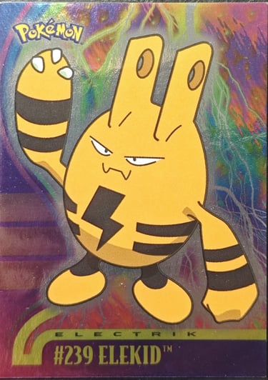 Elekid topps série 3 foil Johto