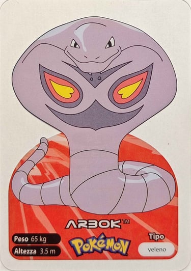 24 Arbok lamincards spécial édition