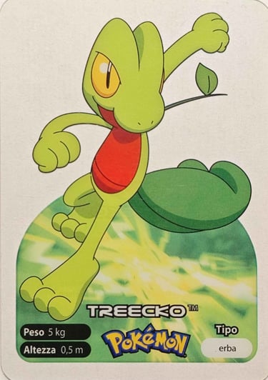 252 Treecko Lamincards spécial édition