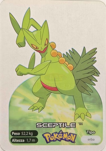 254 Sceptile Lamincards spécial édition