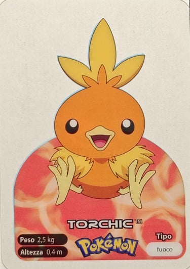 255 Torchic Lamincards spécial édition