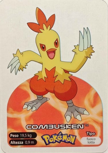 256 Combusken Lamincards spécial édition