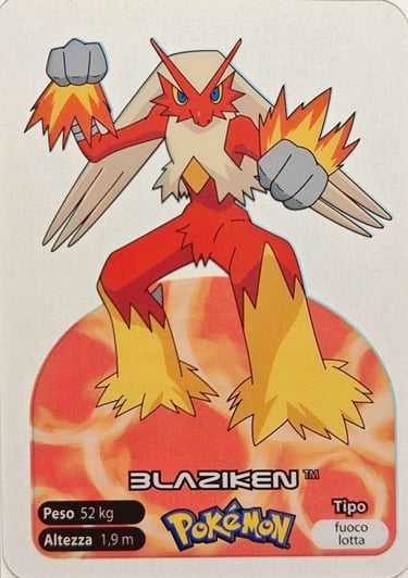 257 blaziken Lamincards spécial édition