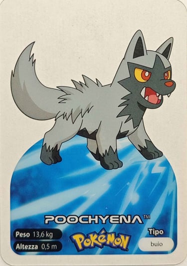 261 Poochyena Lamincards spécial édition
