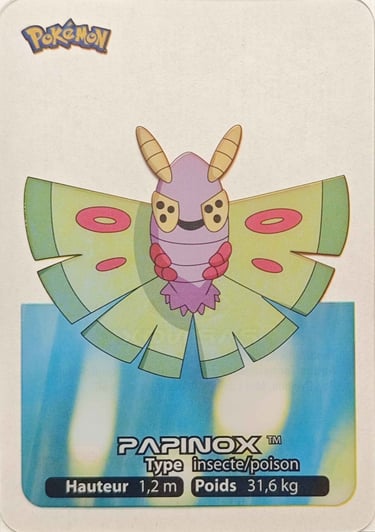 27 Papinox Lamncards Pokémon série 3