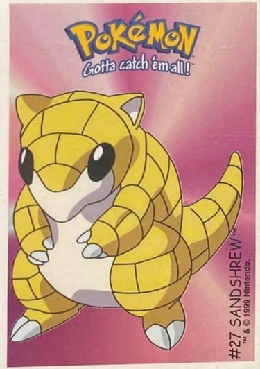 Sandshrew Dunkin Boomer 1999