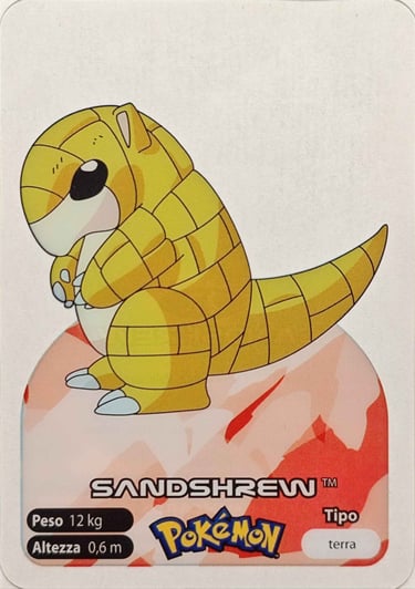 27 Sandshrew lamincards spécial édition