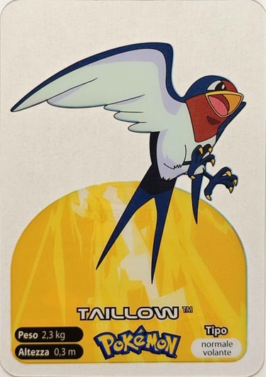 276 Taillow Lamincards spécial édition