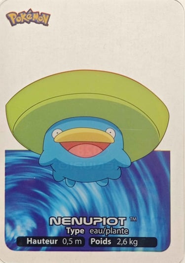 28 Nenupiot Lamncards Pokémon série 3