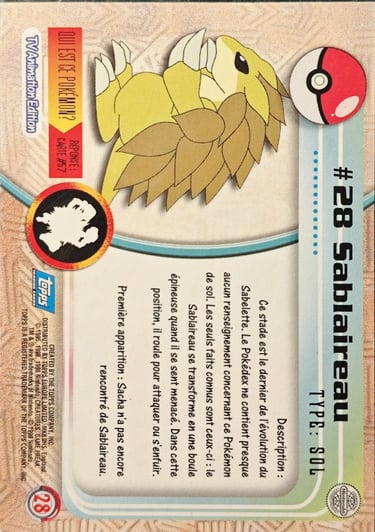 Sablaireau topps serie 1