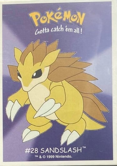 Sandslash Dunkin Boomer 1999