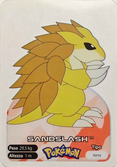 28 Sandslash lamincards spécial édition