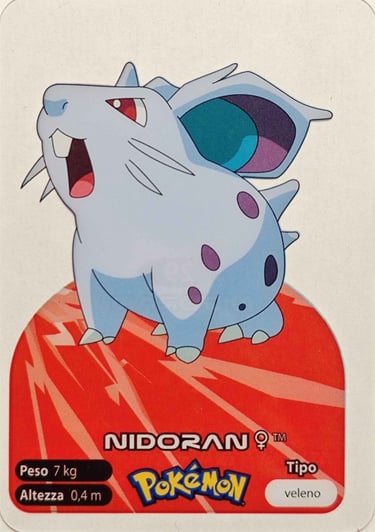 29 Nidoran lamincards spécial édition