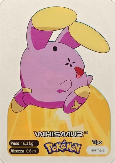 293 Whismur Lamincards spécial édition