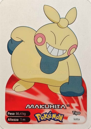 296 Makuhita Lamincards spécial édition