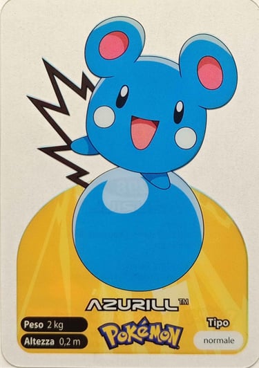 298 Azurill Lamincards spécial édition