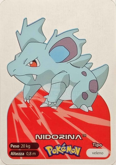 30 Nidorina lamincards spécial édition
