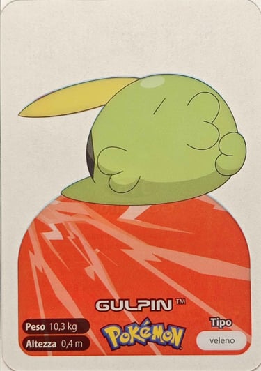 316 Gulpin Lamincards spécial édition
