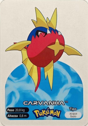 318 Carvanha Lamincards spécial édition