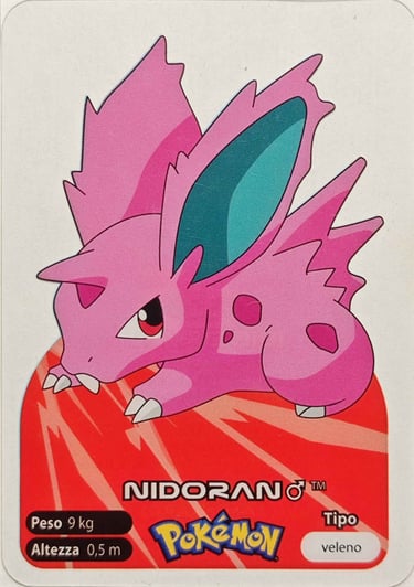 32 Nidoran lamincards spécial édition