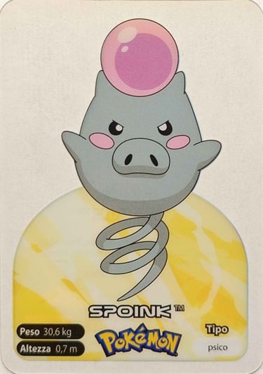 325 Spoink Lamincards spécial édition