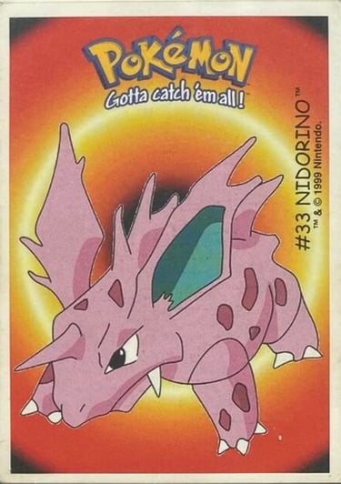 Nidorino Dunkin Boomer 1999