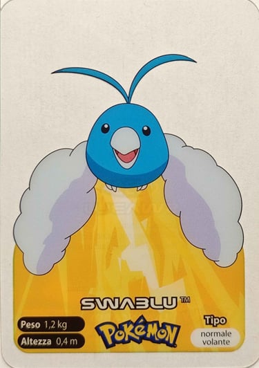 333 Swablu Lamincards spécial édition