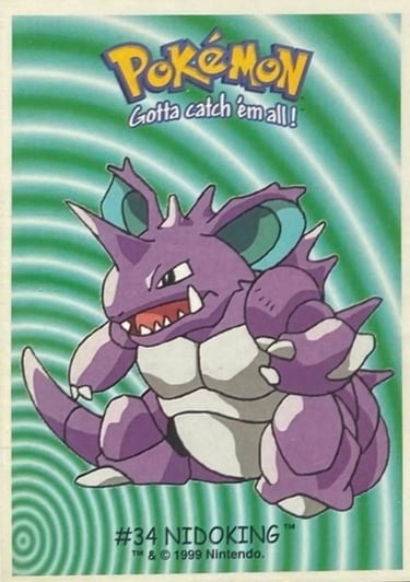 Nidoking Dunkin Boomer 1999
