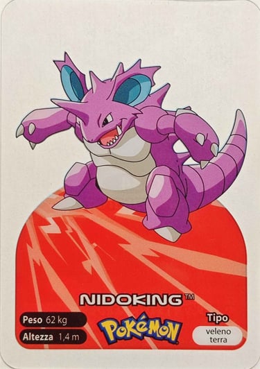34 Nidoking lamincards spécial édition