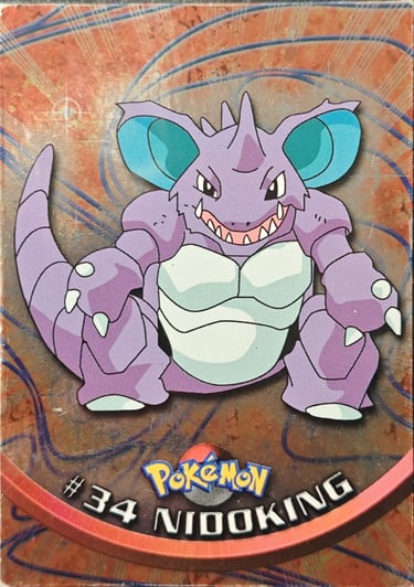 Nidoking topps serie 1 foil