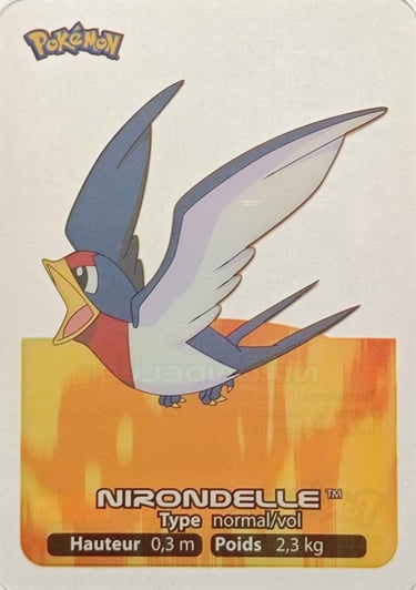 34 Nidondelle Lamicards Pokémon série 3