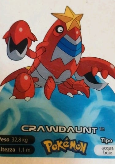 342 Crawdaunt Lamincards spécial édition