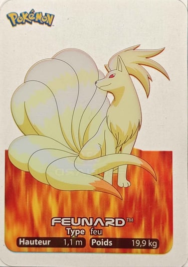 38 Feunard Lamincards Pokémon série 1