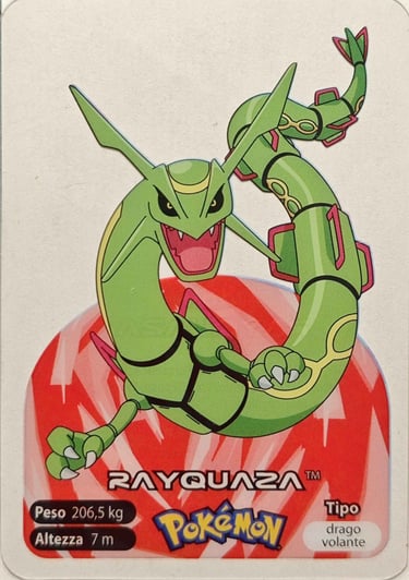 384 Rayquaza Lamincards spécial édition