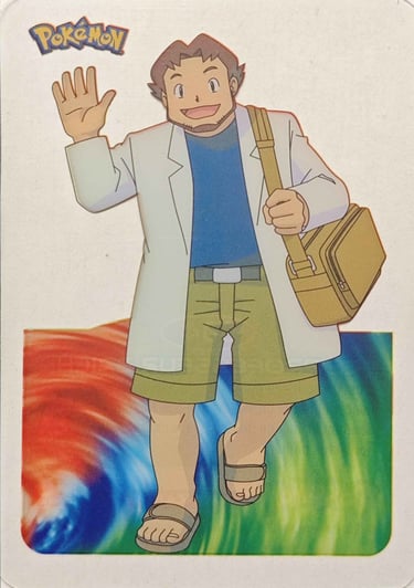 Le Professeur Brich Lamncards Pokémon série 3