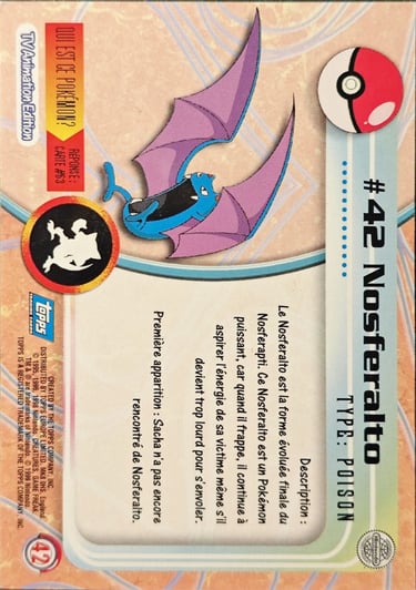Nosferalto topps série 1