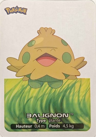 43 Balignon Lamicards Pokémon série 3