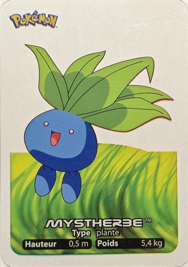 43 Mystherbe Lamincards Pokémon série 1