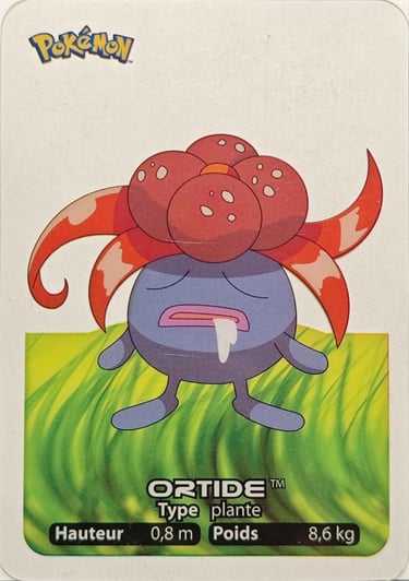 44 Ortide Lamincards Pokémon série 1