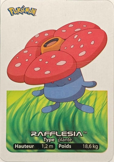45 Raflesia Lamincards Pokémon série 1