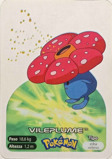 45 Vileplume lamincards spécial édition