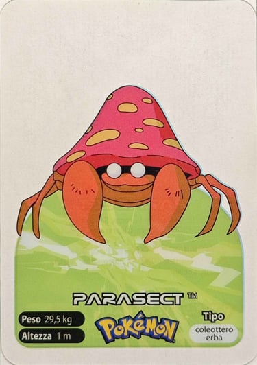 47 Parasect lamincards spécial édition