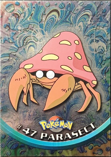 Parasect topps série 1 foil
