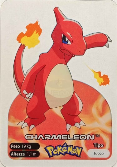 5 Charmeleon lamincards spécial édition