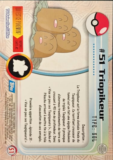 Triopikeur topps série 1