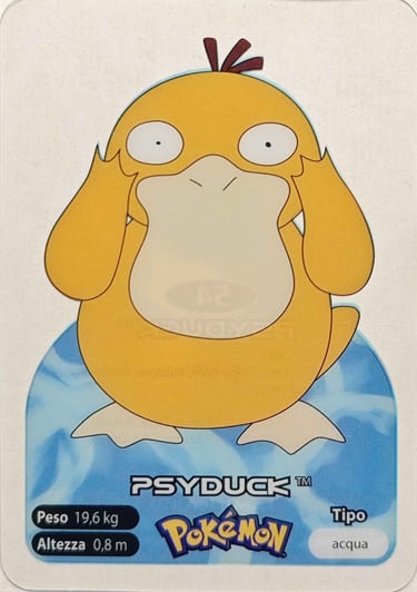 54 Psyduck lamincards spécial édition